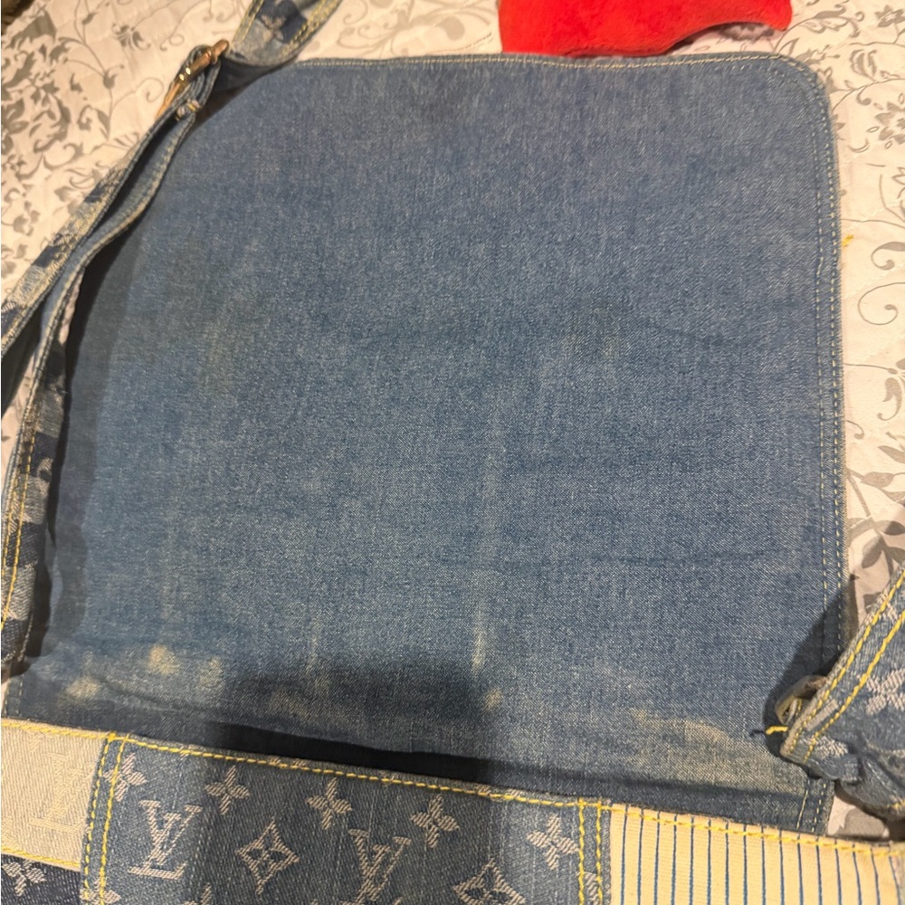 Louis Vuitton Denim Patchwork Shoulder Bag - Picture 3 of 15